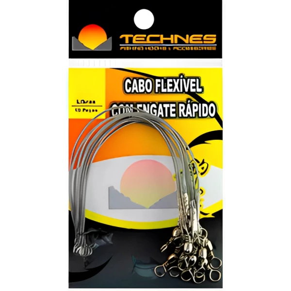 Cabo Flexível com Engate Rápido e Girador Technes