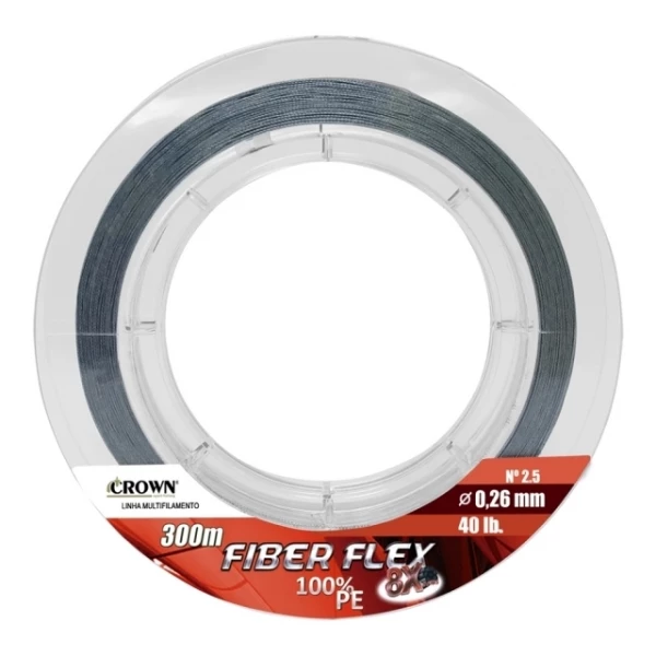 Linha Crown Fiber Flex 8x 300m