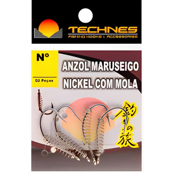 Anzol Technes Maruseigo Nickel com Mola