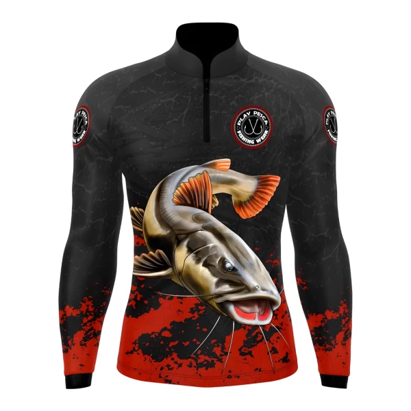 Camisa de Pesca Pira Vermelha