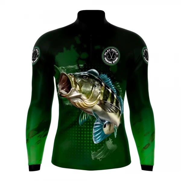 Camisa de Pesca Tucunaré Verde