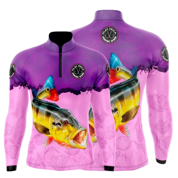 Camisa de Pesca Play Girls Tucunaré G
